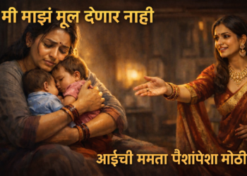 आईची ममता पैशांपेक्षा मोठी असते.